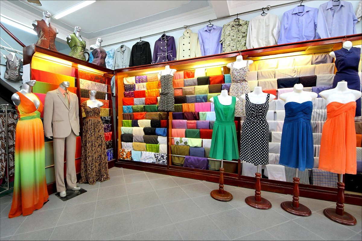 Fashion designer with collection